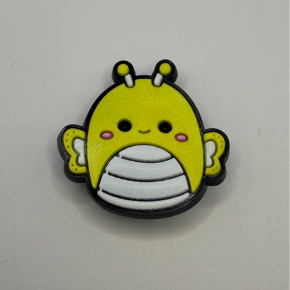 Squishmallows Accessories - Nixie The Butterfly Yellow Squishmallow Croc Shoe Charm